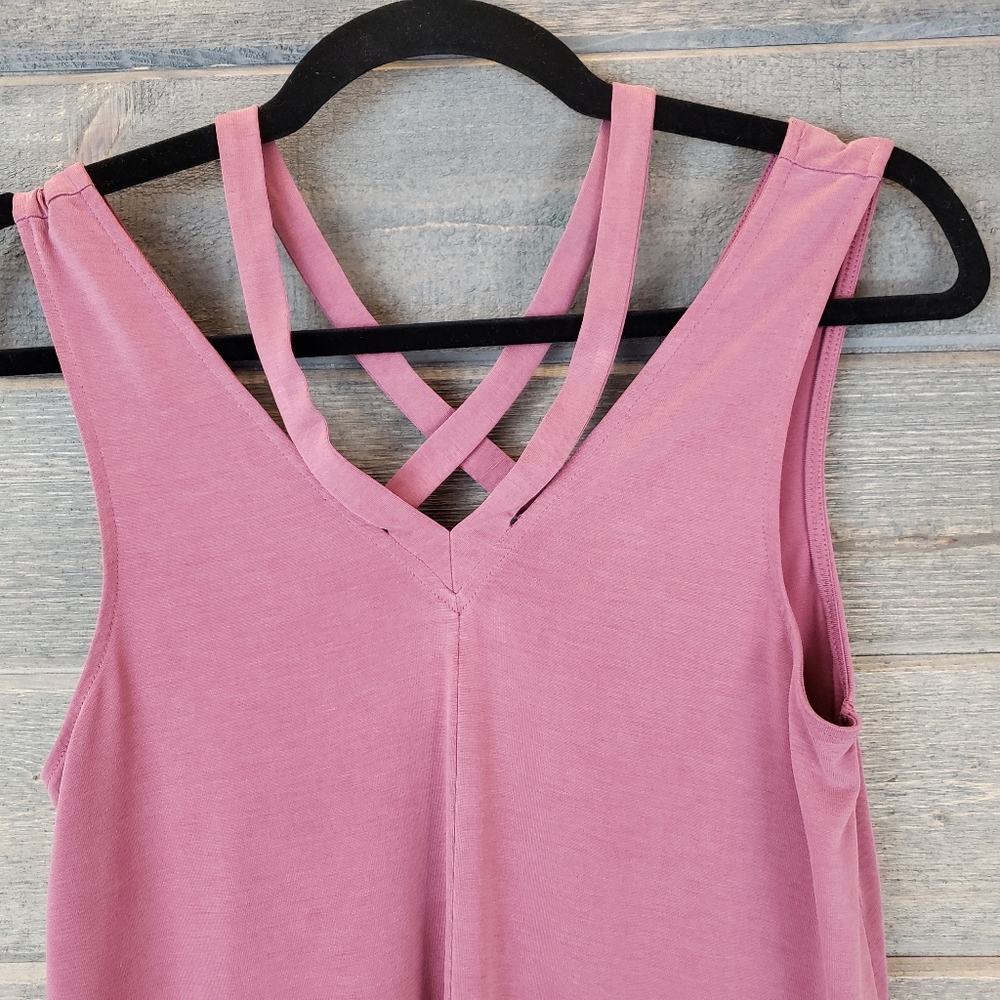 AEO Soft & Sexy Sueded Strappy Tank Top Purple - Picture 2 of 6